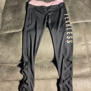 Black and pink leggings from Ideology size small